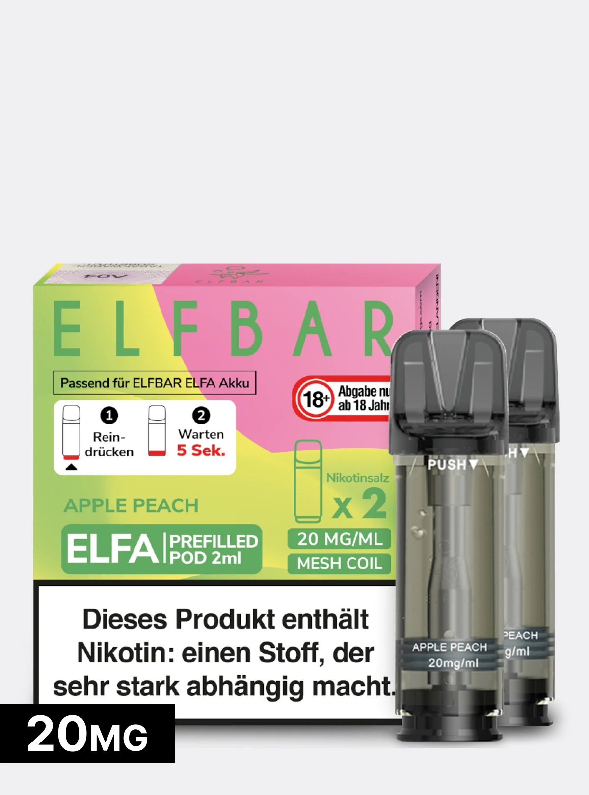 elfbar apple peach pods 20mg kaufen | ab 6,99 € 12k gusti elfbar Flavour:Banana Ice ELFBAR ELFX Dual Mesh