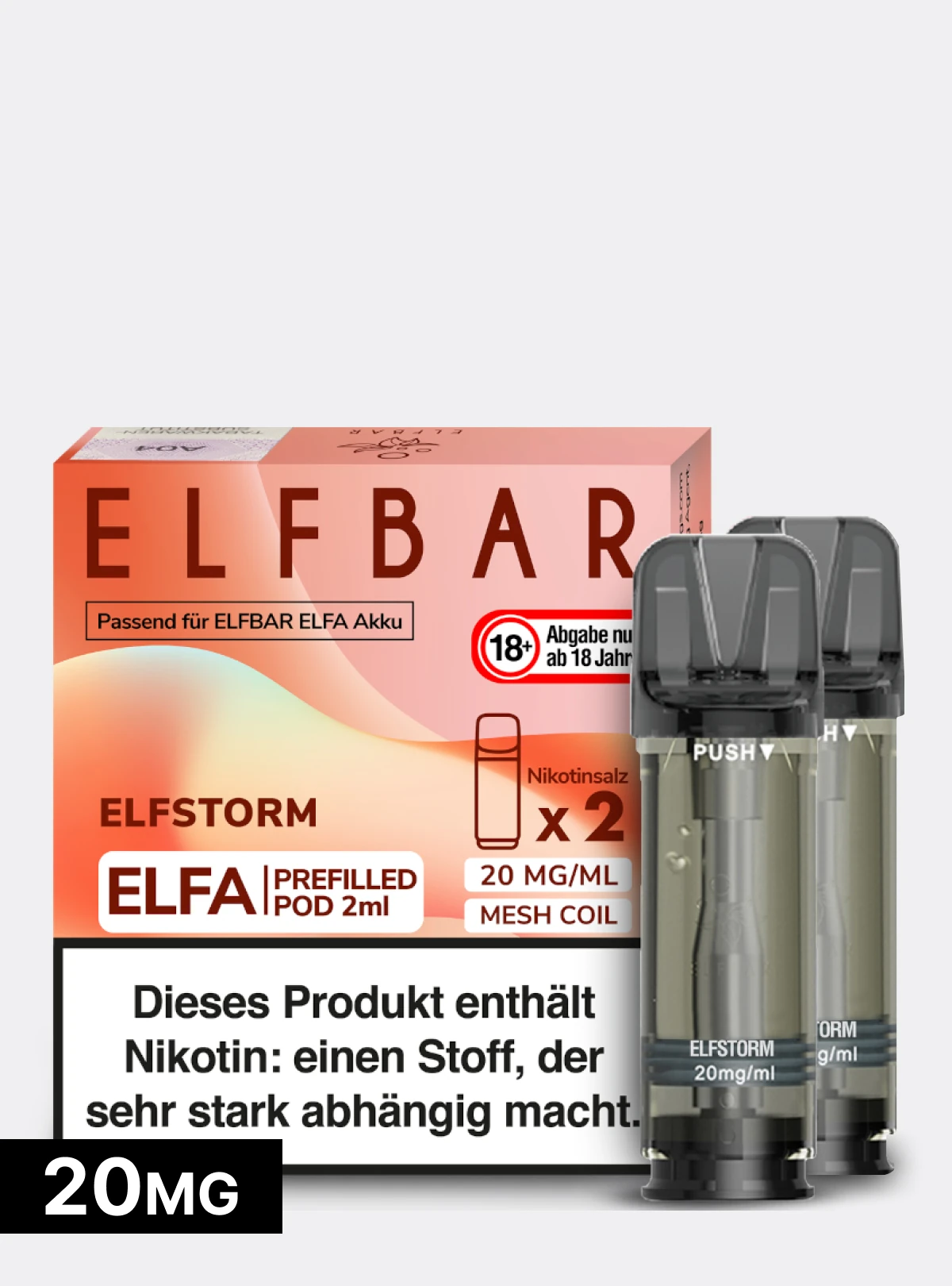 elfbar elfstorm geschmack Pods (Elfergy) 20mg | Alternativen 20mg 11 bar pods Flavor:Watermelon ELF BAR 600 MAD
