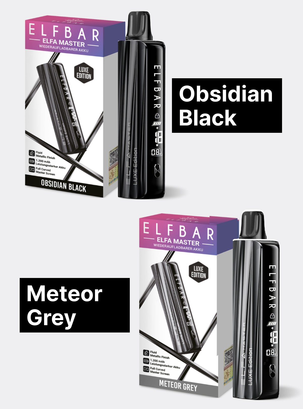 elfbar master farben ELFA Luxe Edition + WAVI Pods Set kaufen elfbar master pods ELFBAR ELFX Akkuträger – buy vape kit Flavor:Double Pomme