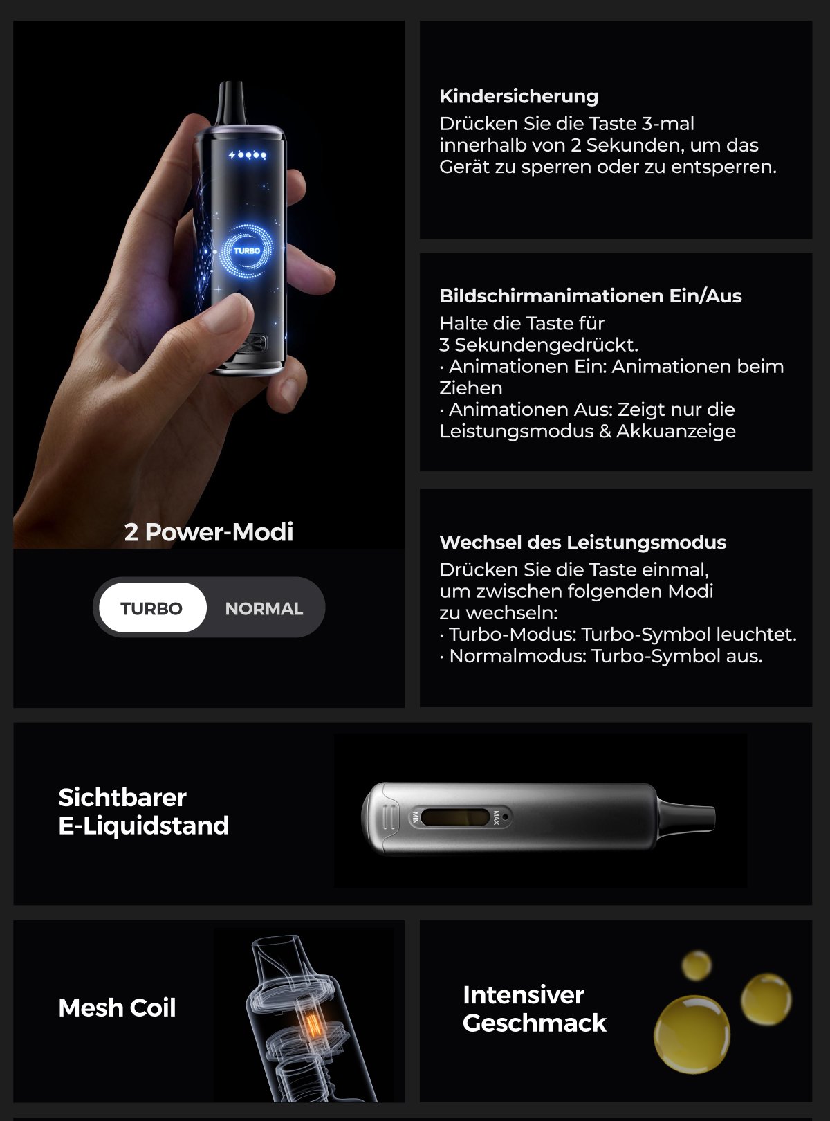 elfbar max kindersicherung Lost Mary Nera Akku kaufen | 800 mAh Elfbar vape Elfbar 800 - Grape Disposable Pod Kits Flavour:APLS Ice